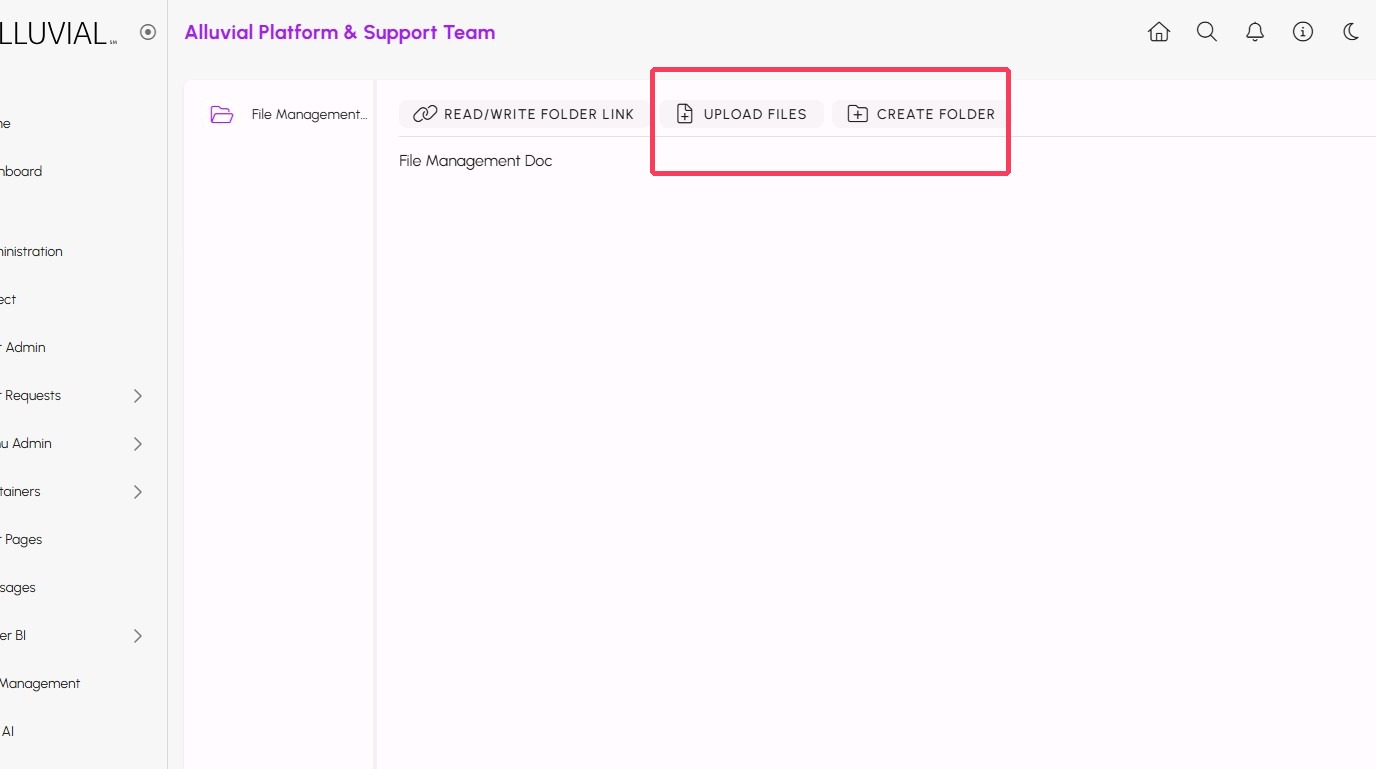 File Management Create Dir Add File