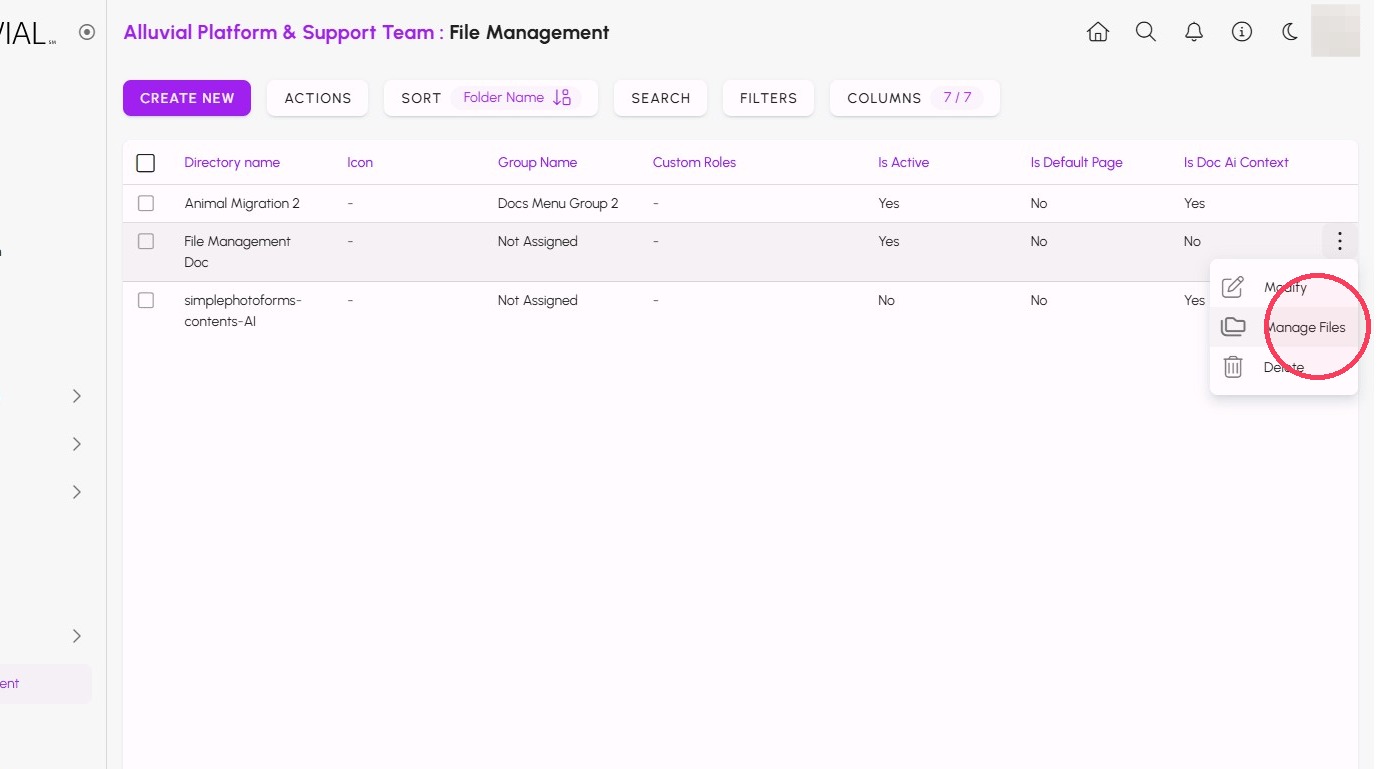 File Management Manage Files
